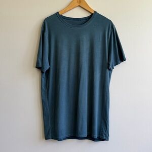 Lululemon Fundamental Tee Men’s L Teal Blue Short Sleeve